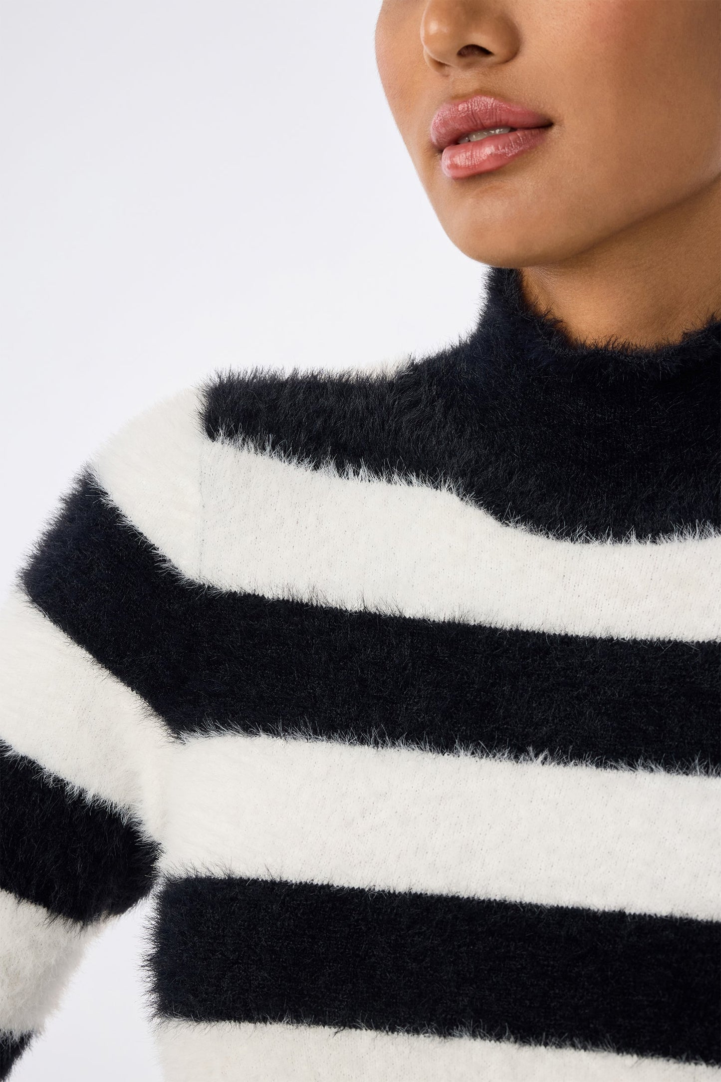 Trina Turk Mali Mock Neck Pullover