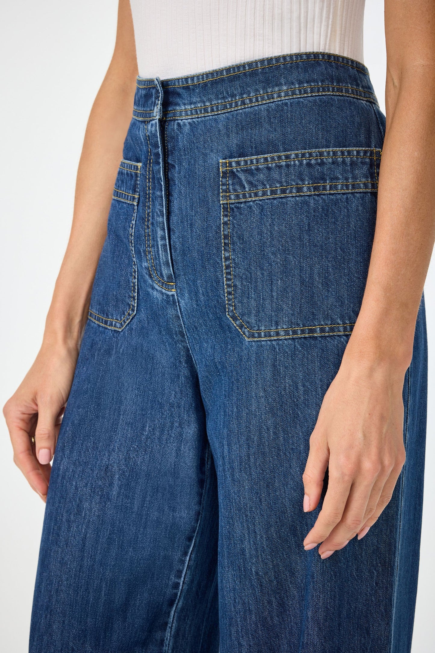 Trina Turk Ferrer Wide Leg Jean