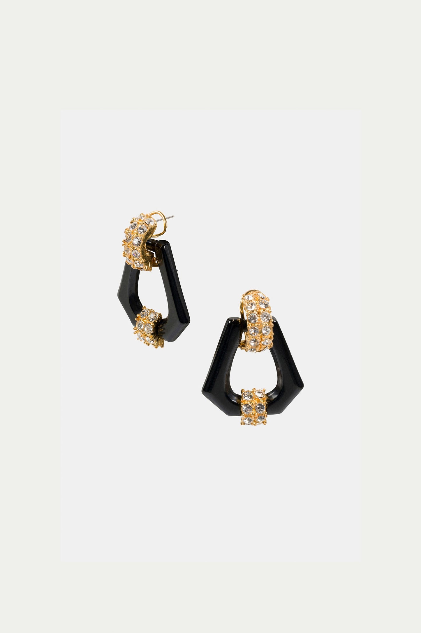 Trina Turk Hexagon Doorknocker Earrings
