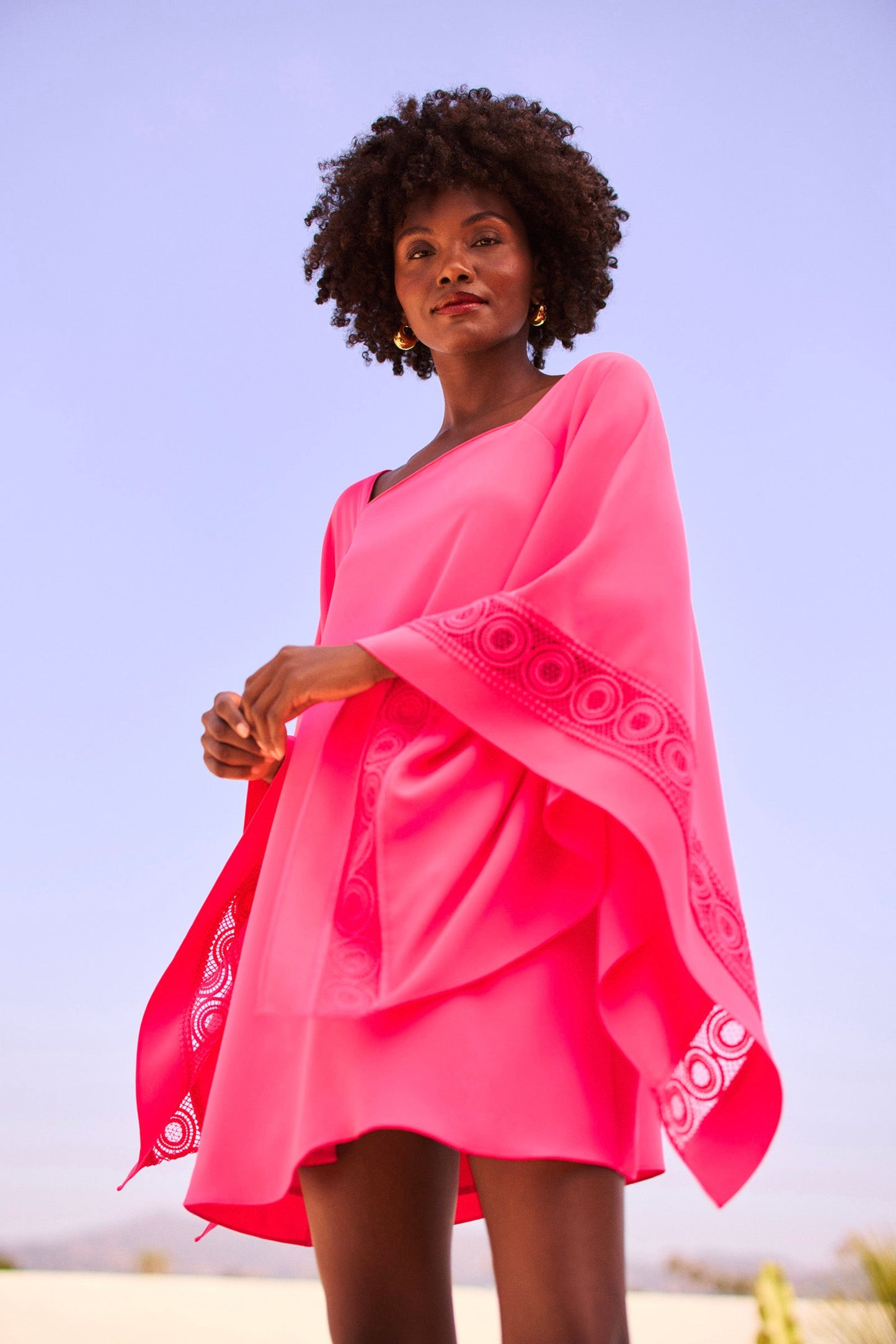 Trina Turk Aqualane Side Flounce Dress