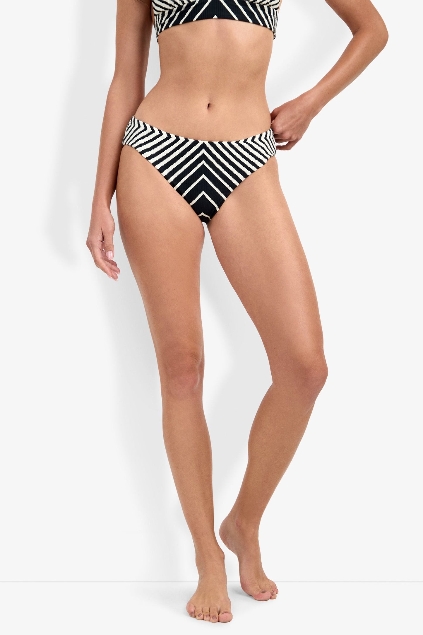 Trina Turk Net Stripe Hipster Bikini Bottom