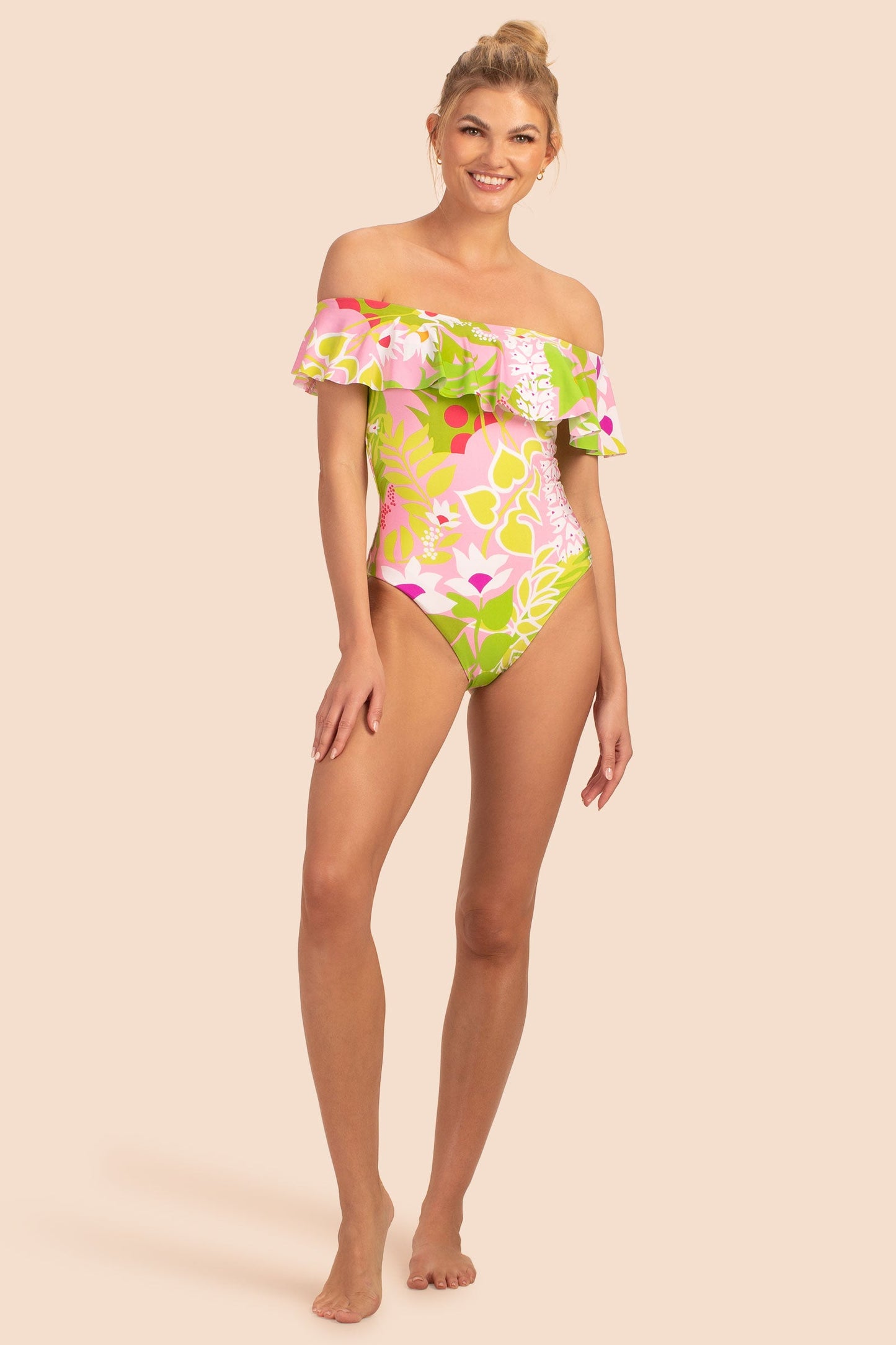 Trina Turk Off The Shoulder One Piece