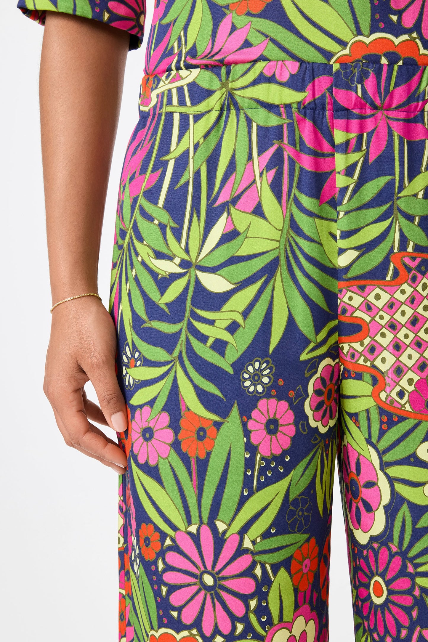 Trina Turk Estella Cropped Pant - Fumi Floral