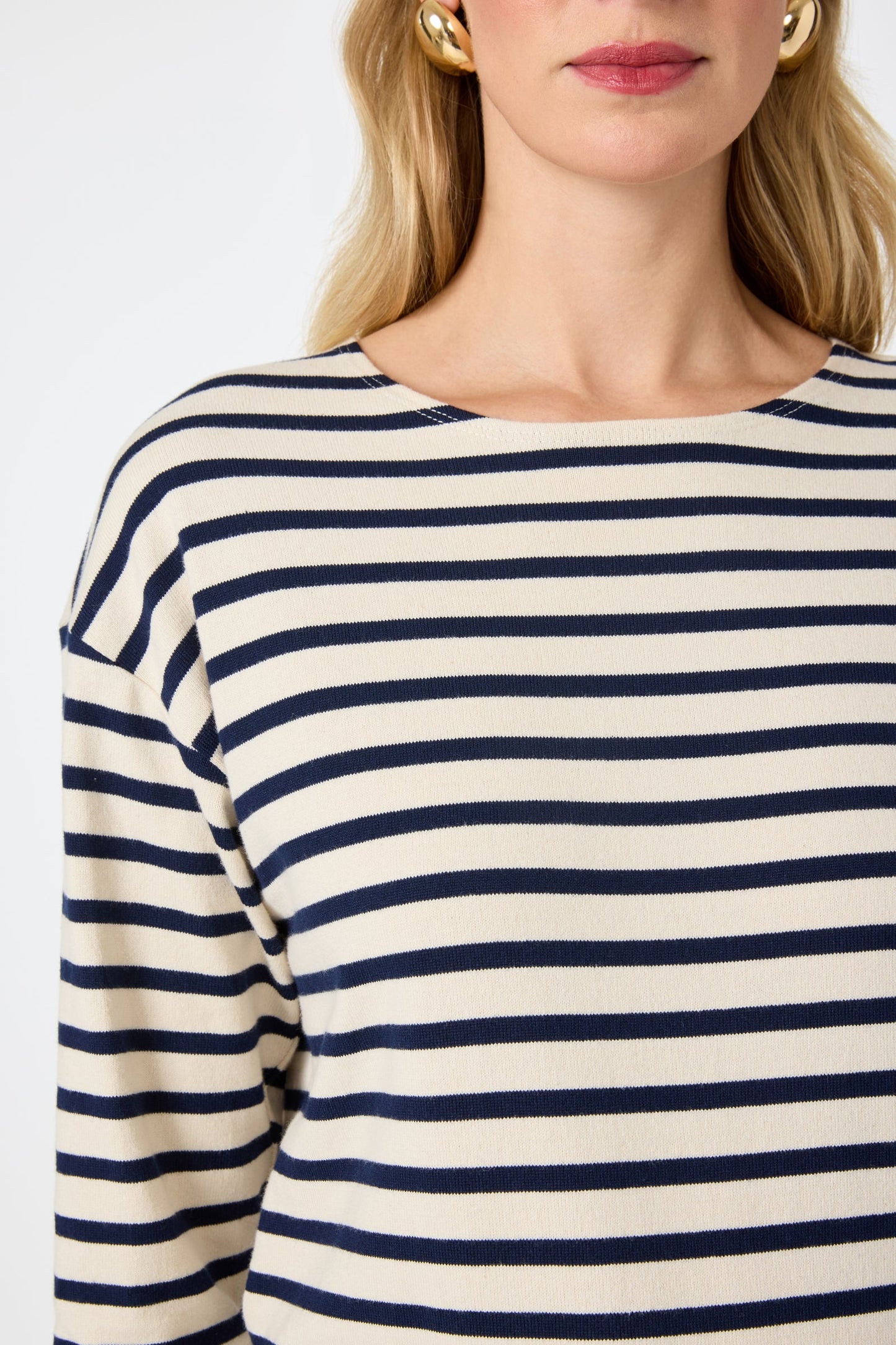 Trina Turk Novena Top - Noh Nightfall Stripe