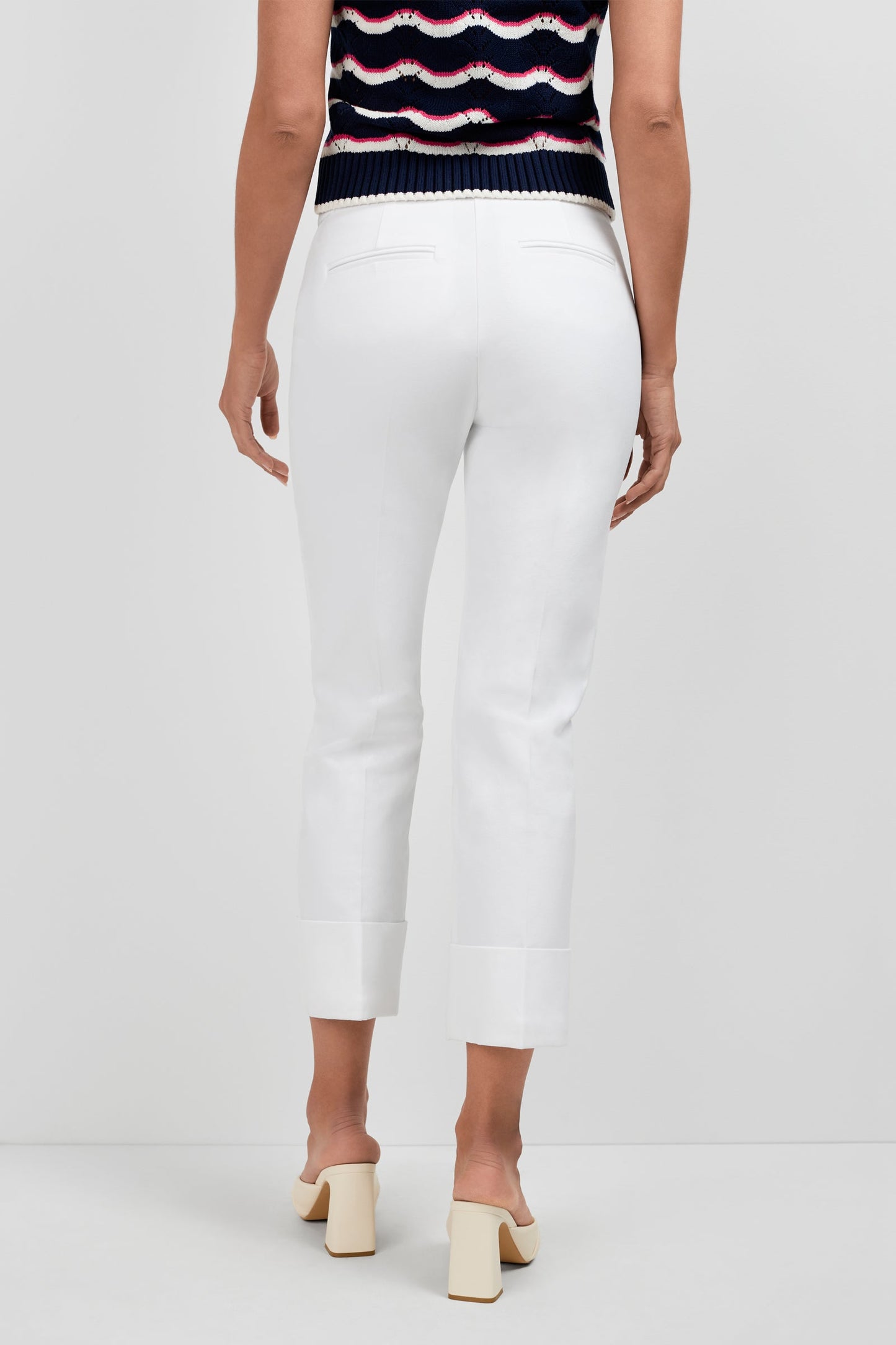 Trina Turk Banshee Cropped Cuff Hem Pant