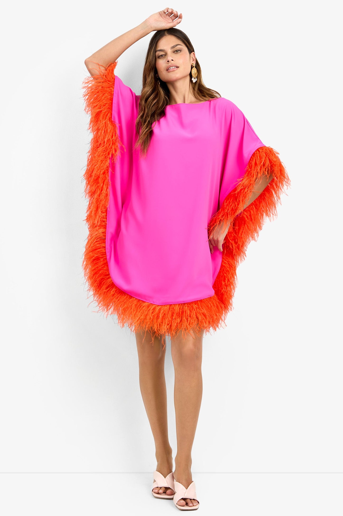 Trina Turk Mini Neena Caftan Dress