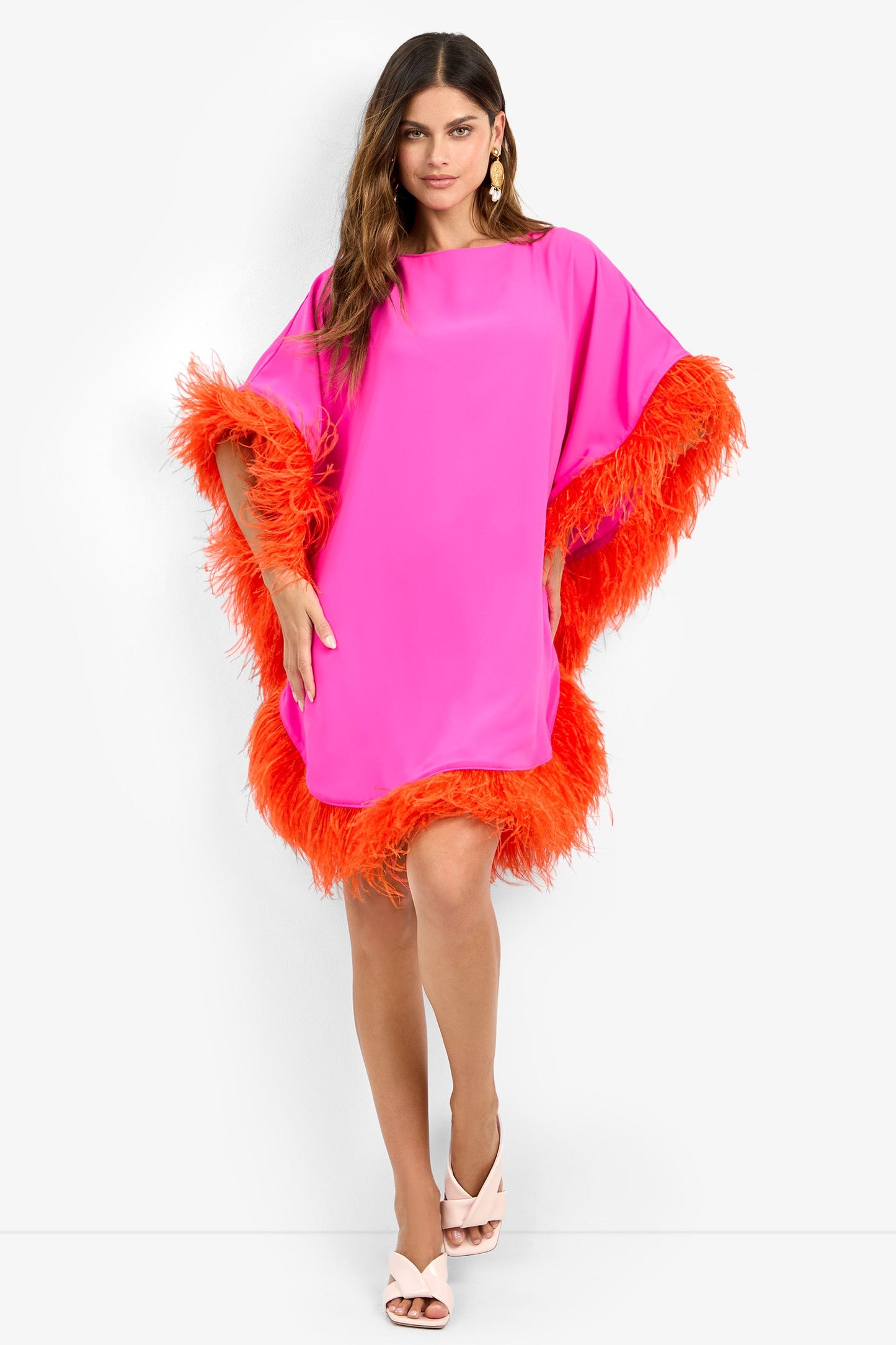 Trina Turk Mini Neena Caftan Dress