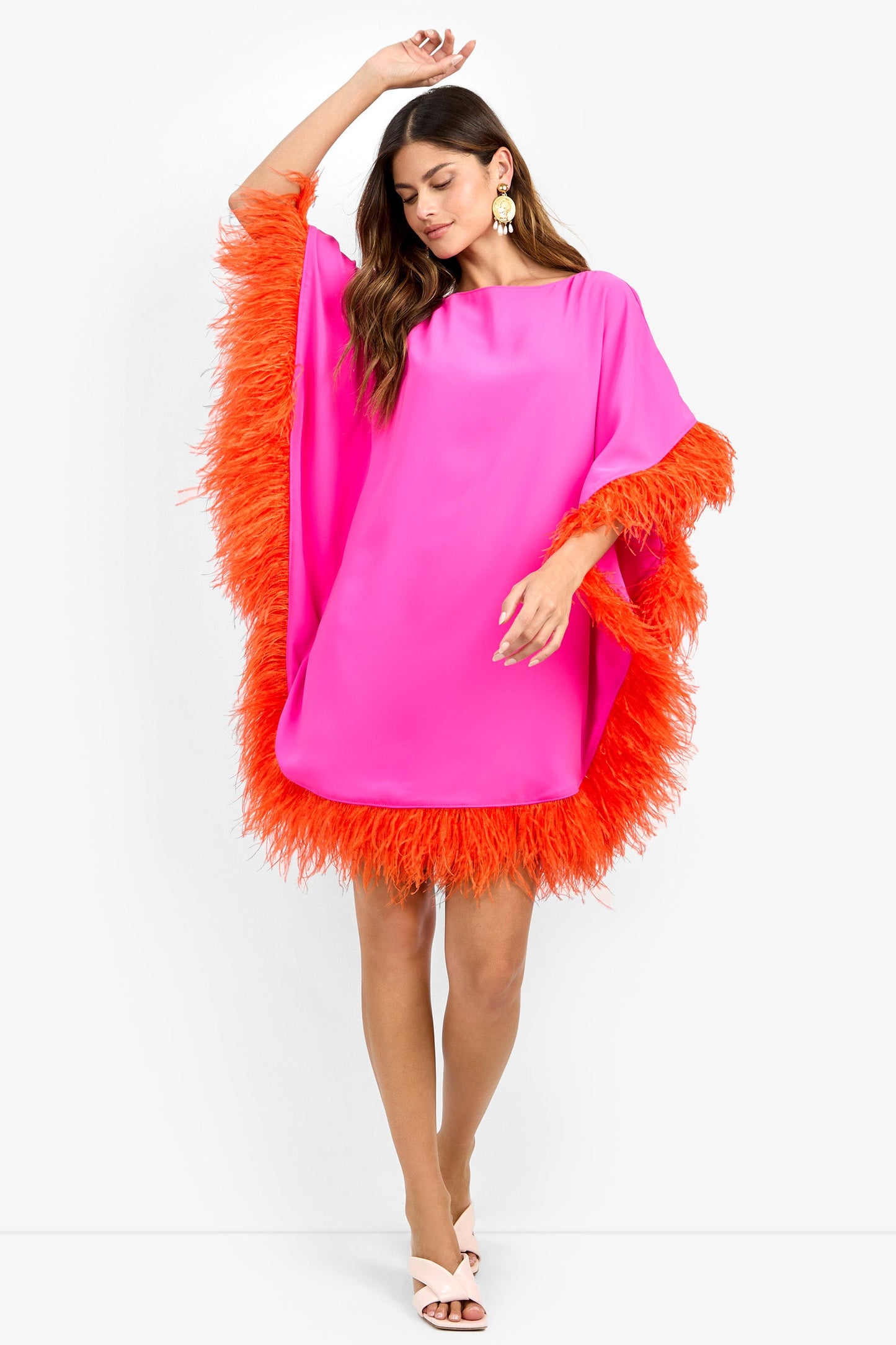 Trina Turk Mini Neena Caftan Dress