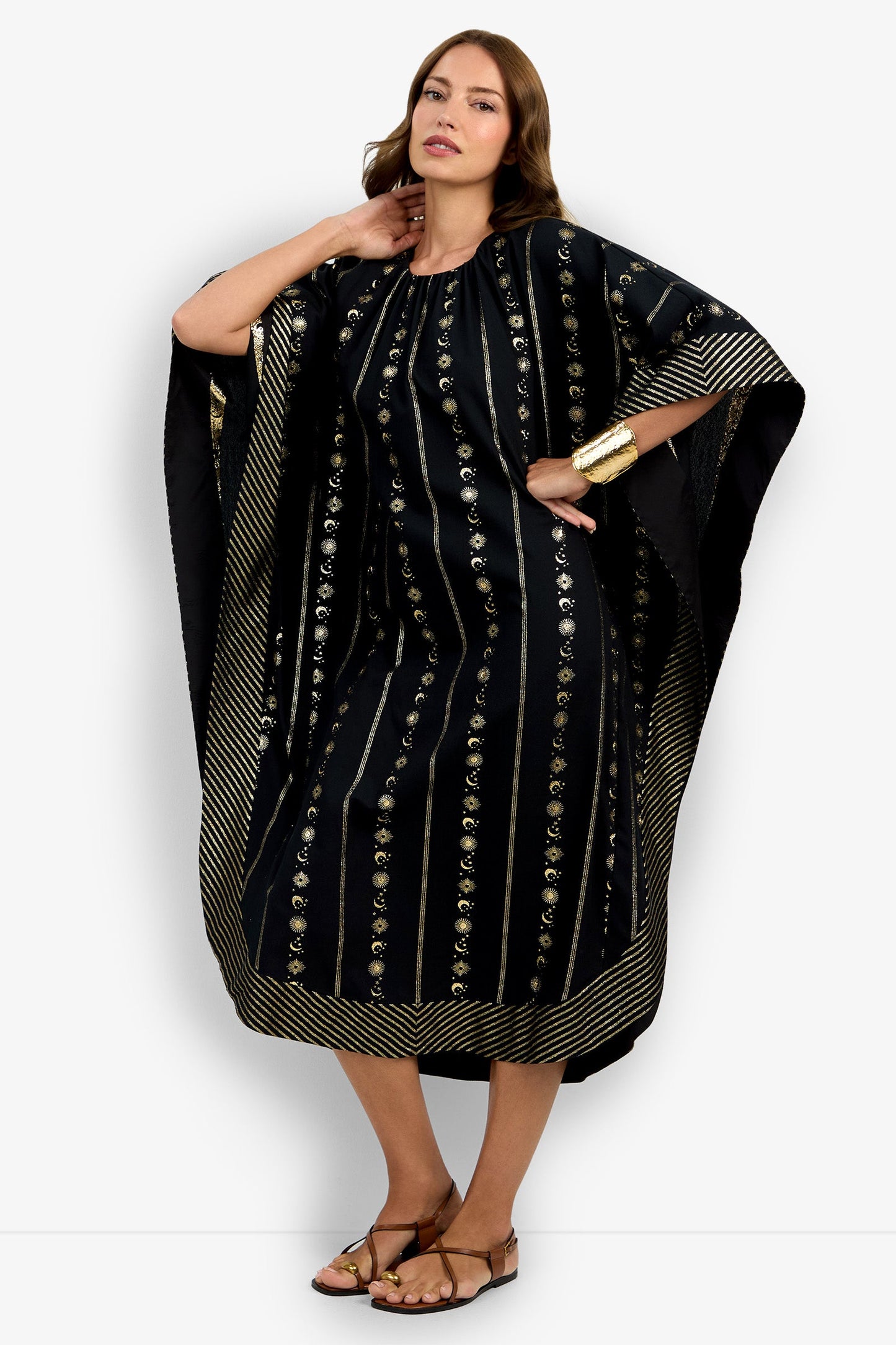 Trina Turk Vintage Celestial Caftan Dress