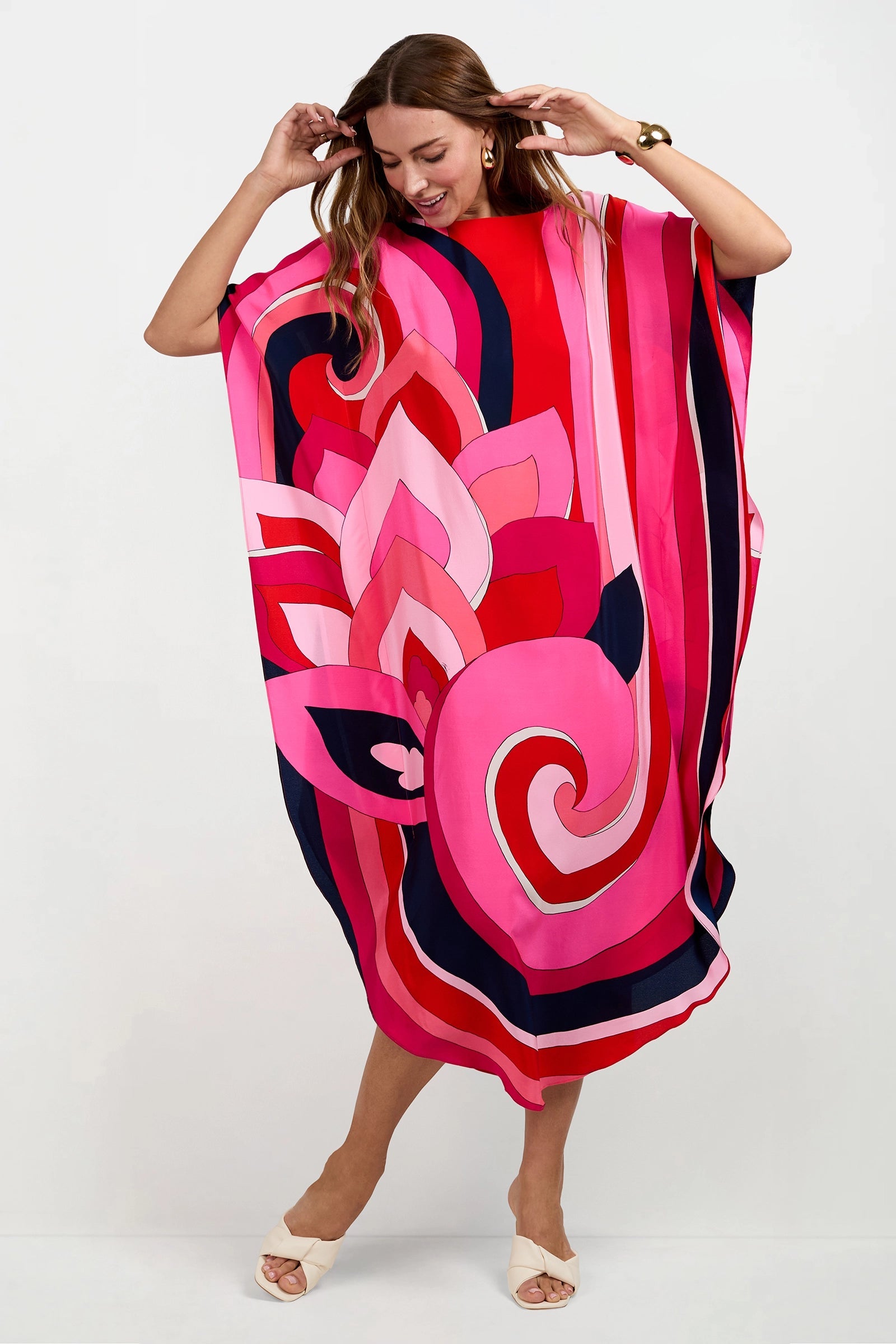 Trina Turk Jalani Maxi Caftan Dress
