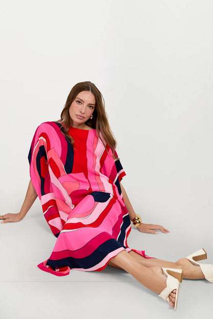 Trina Turk Jalani Maxi Caftan Dress