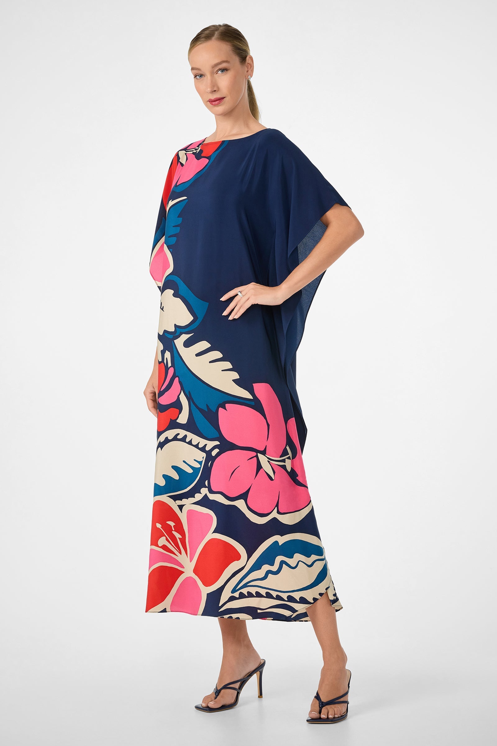 Trina Turk Jalani Maxi Caftan Dress