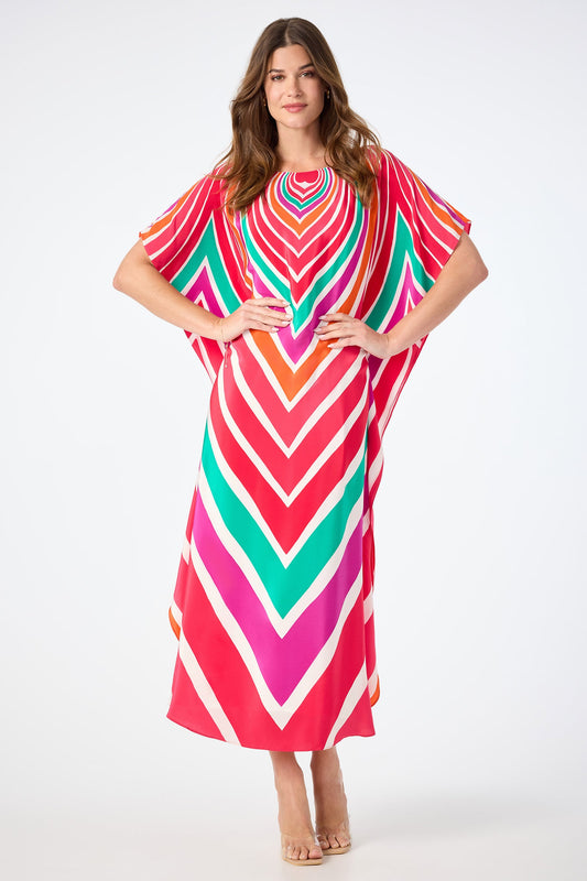 Trina Turk Jalani Maxi Caftan Dress