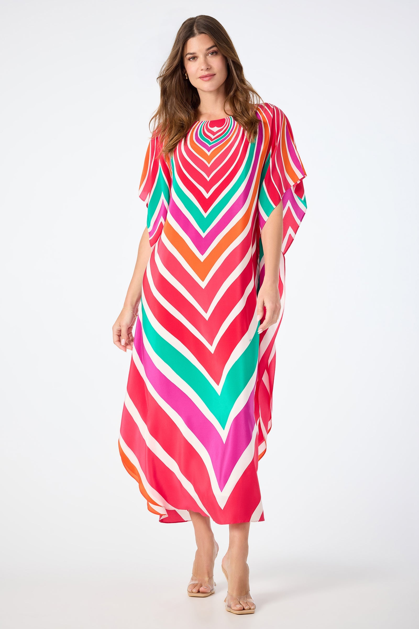 Trina Turk Jalani Maxi Caftan Dress