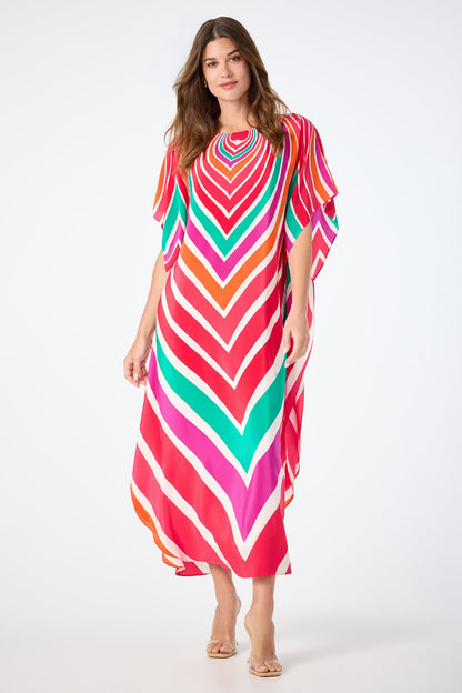 Trina Turk Jalani Maxi Caftan Dress