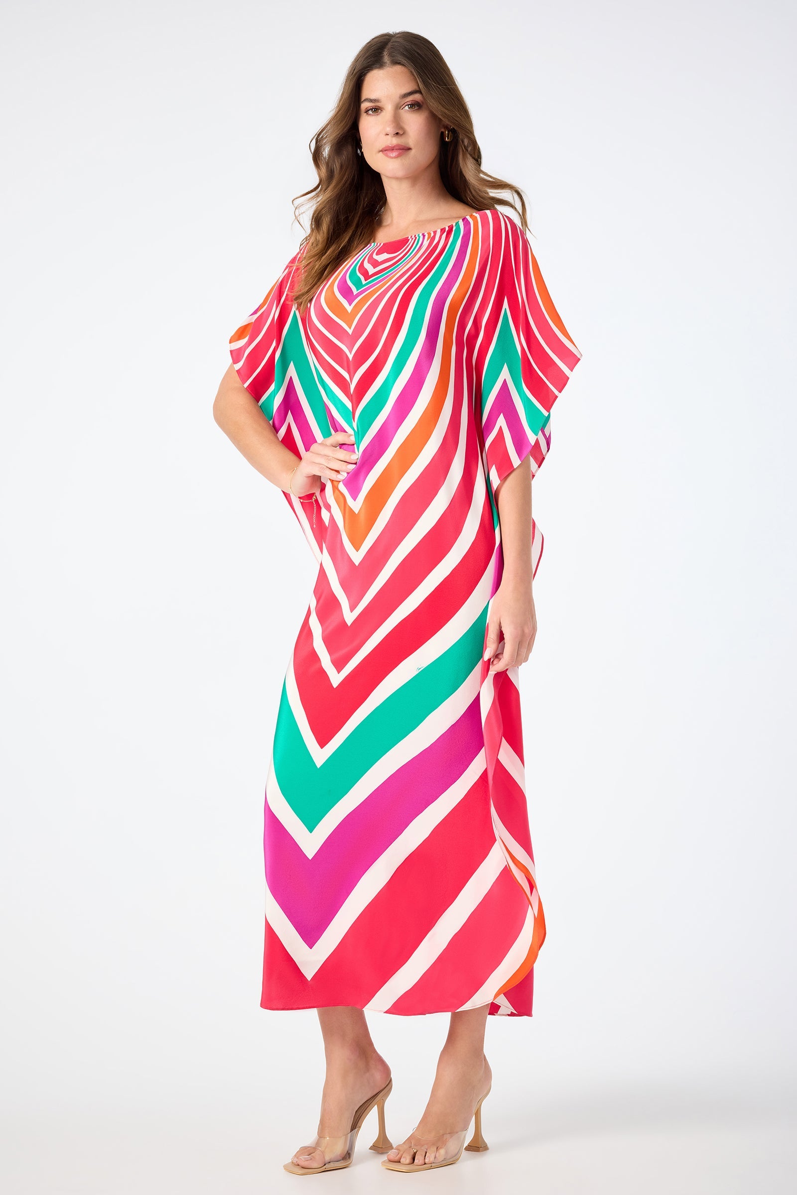 Trina Turk Jalani Maxi Caftan Dress