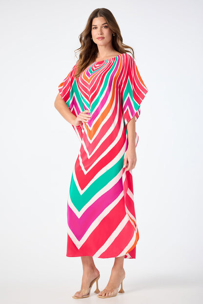 Trina Turk Jalani Maxi Caftan Dress