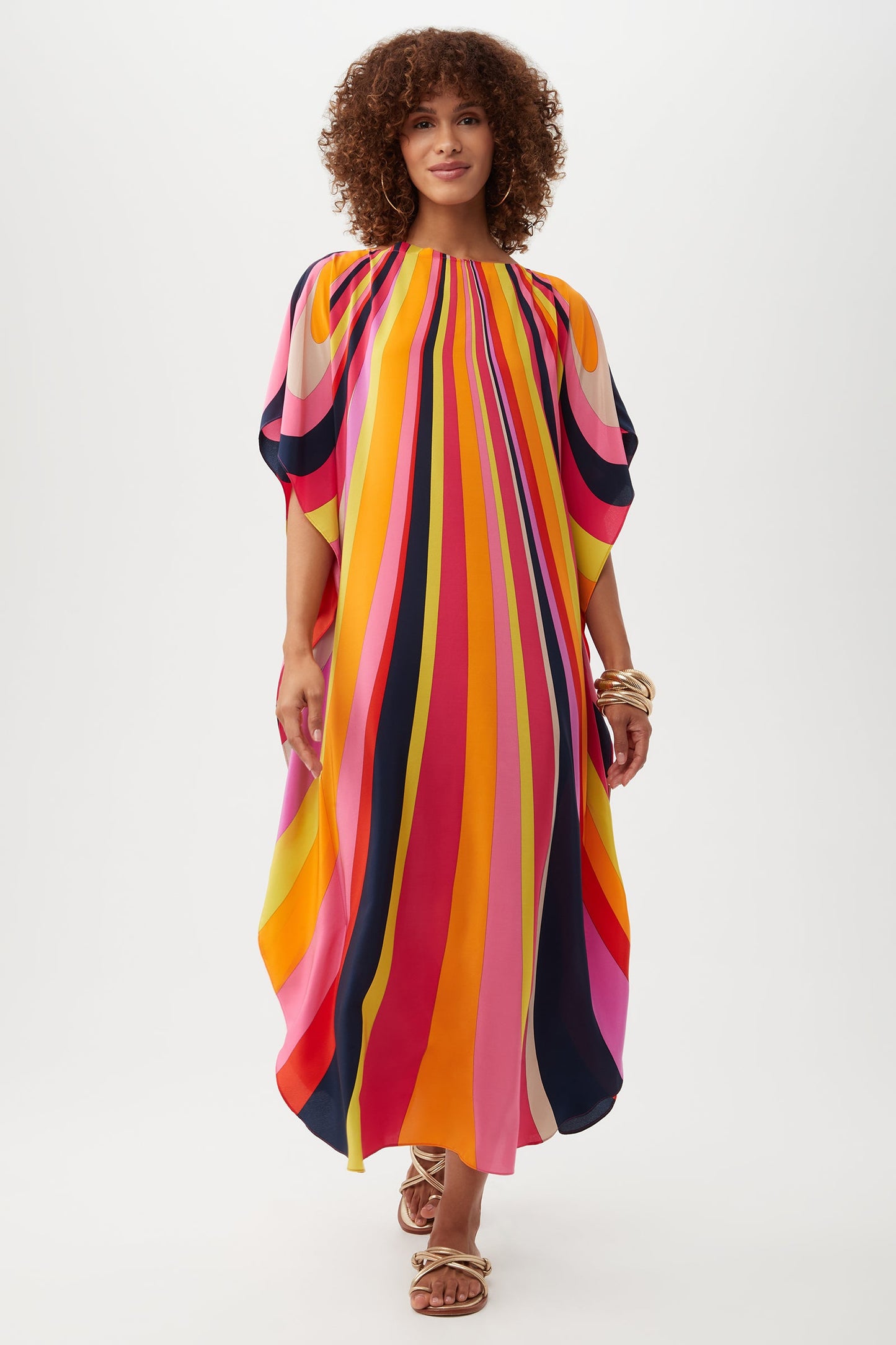 Trina Turk Jalani Maxi Caftan Dress