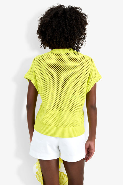 Trina Turk Hana Zip Cardigan