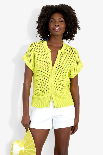 Trina Turk Hana Zip Cardigan