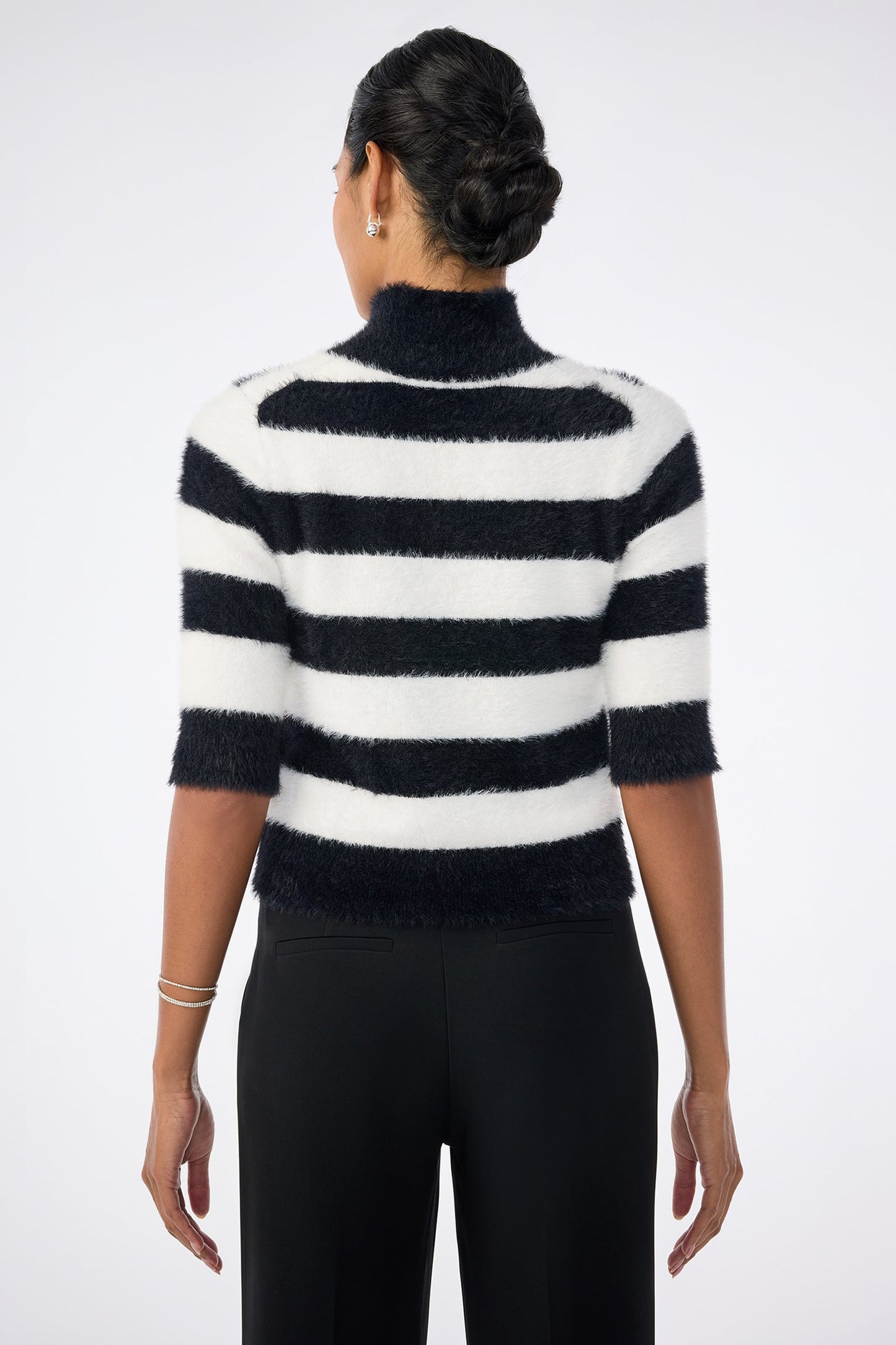 Trina Turk Mali Mock Neck Pullover