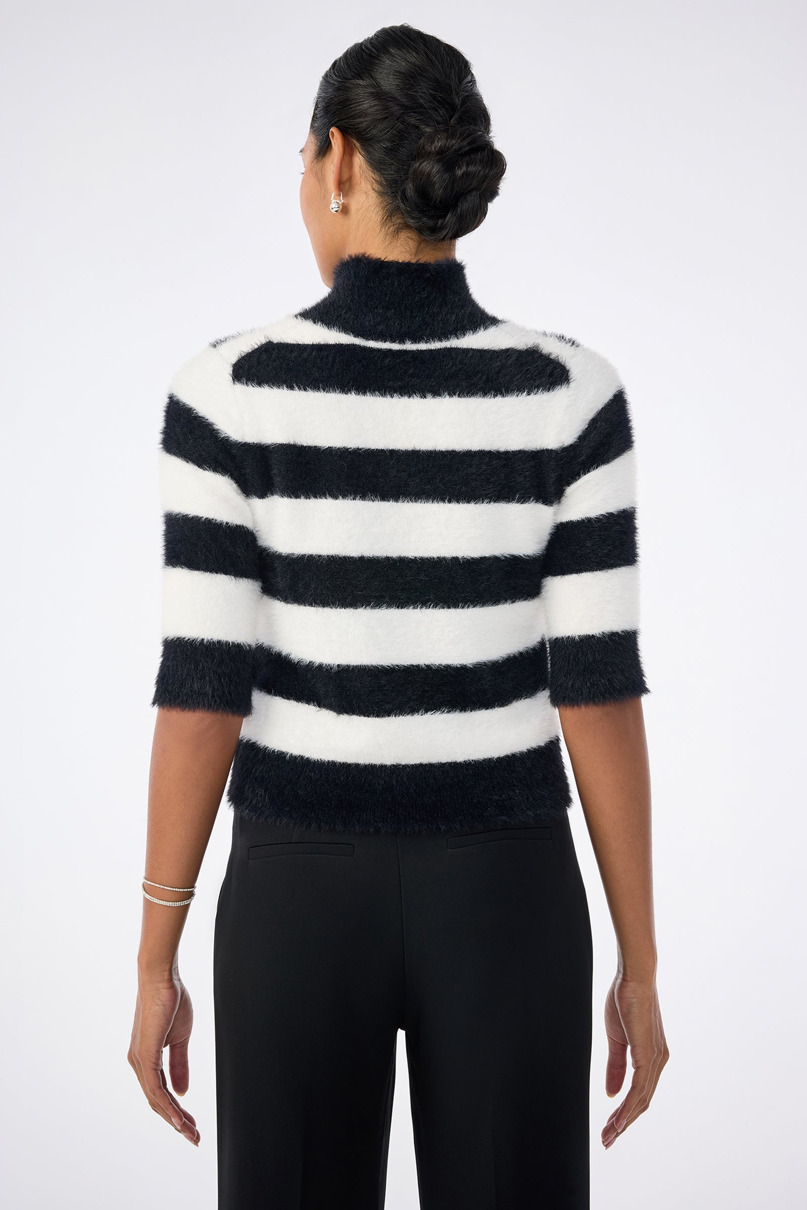 Trina Turk Mali Mock Neck Pullover