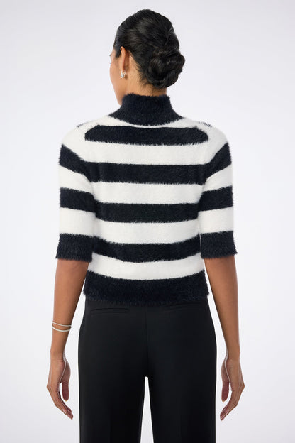 Trina Turk Mali Mock Neck Pullover