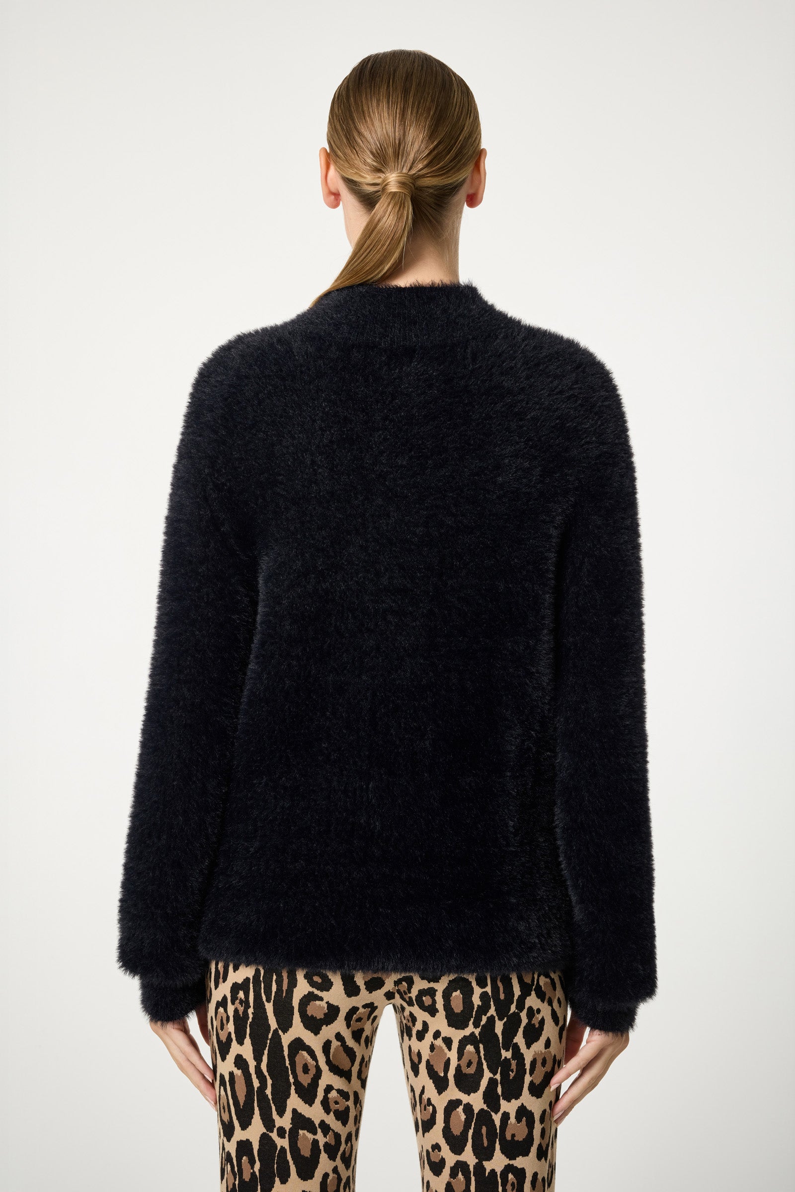 Trina Turk Bazaar Mock Neck Sweater