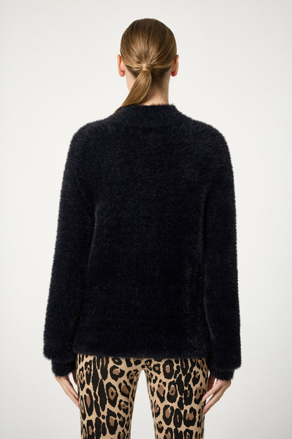 Trina Turk Bazaar Mock Neck Sweater