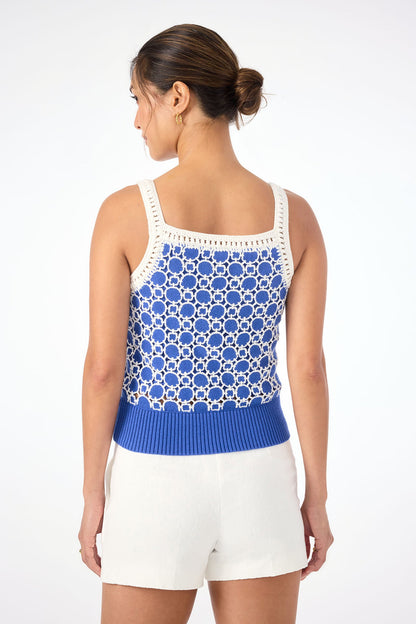 Trina Turk Suez Straight Neck Knit Cami