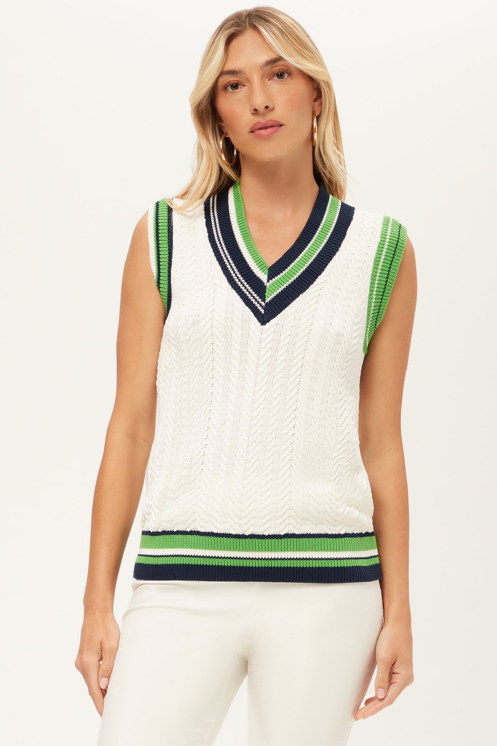Trina Turk Seapointe 2 Sleeveless Knit Vest
