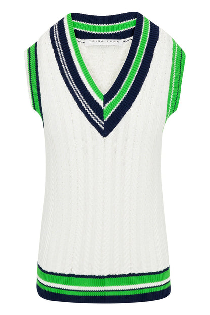 Trina Turk Seapointe 2 Sleeveless Knit Vest