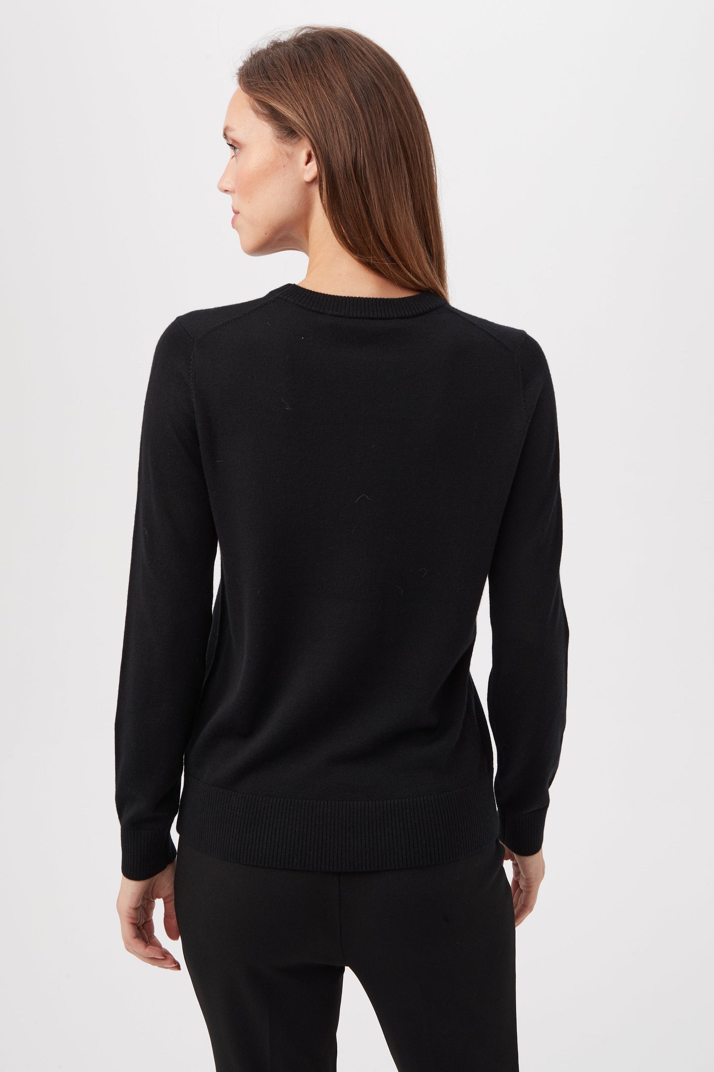 Trina Turk Martini Merino Wool Long Sleeve Sweater