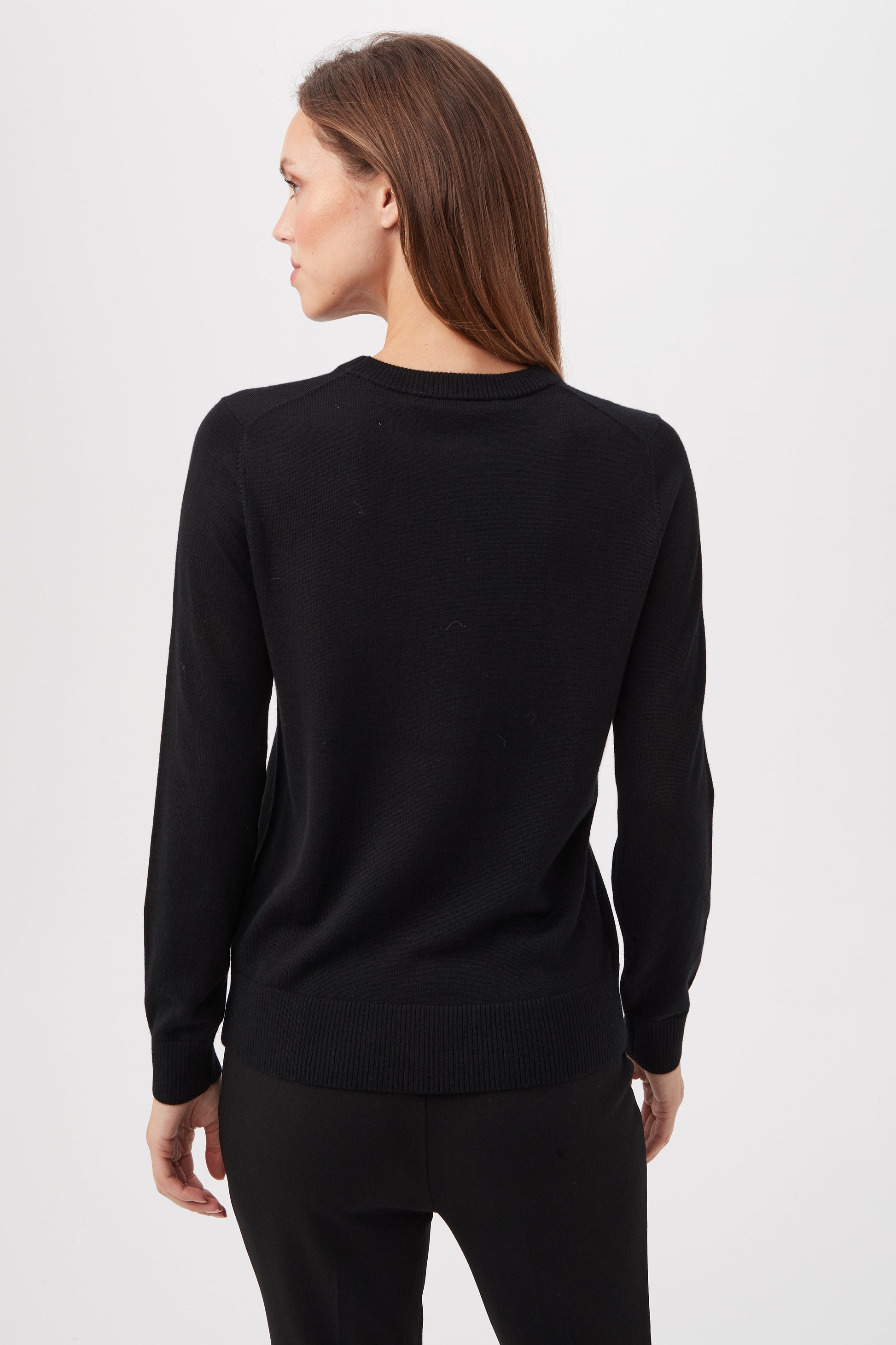 Trina Turk Martini Merino Wool Long Sleeve Sweater