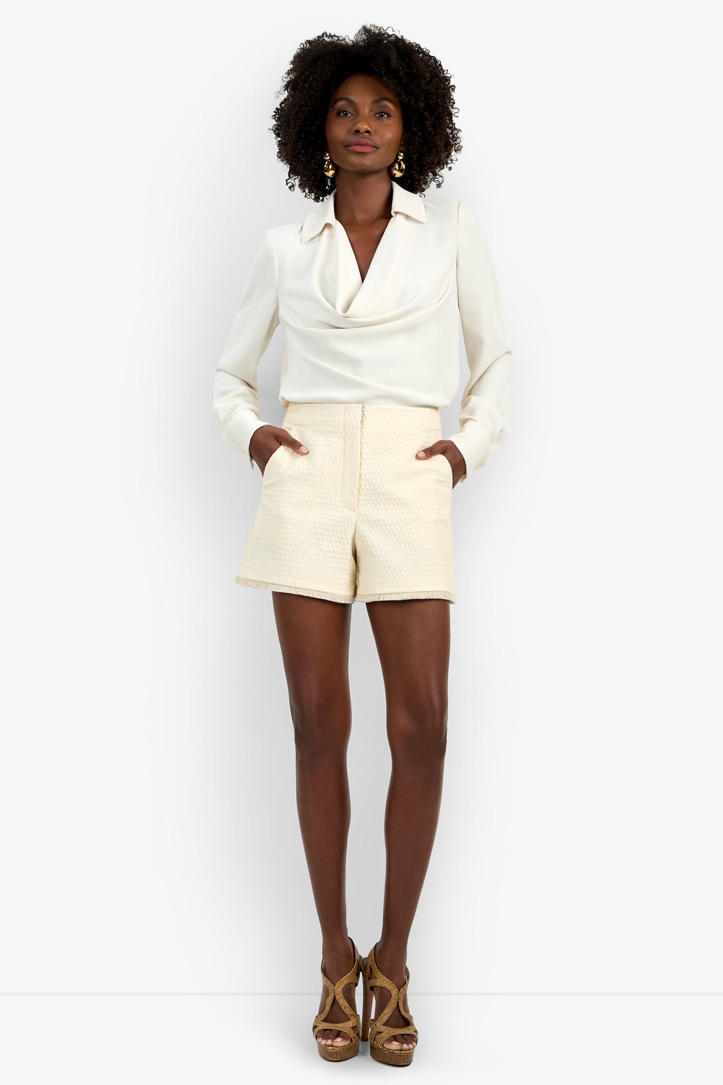 Trina Turk Valera Fringe Short
