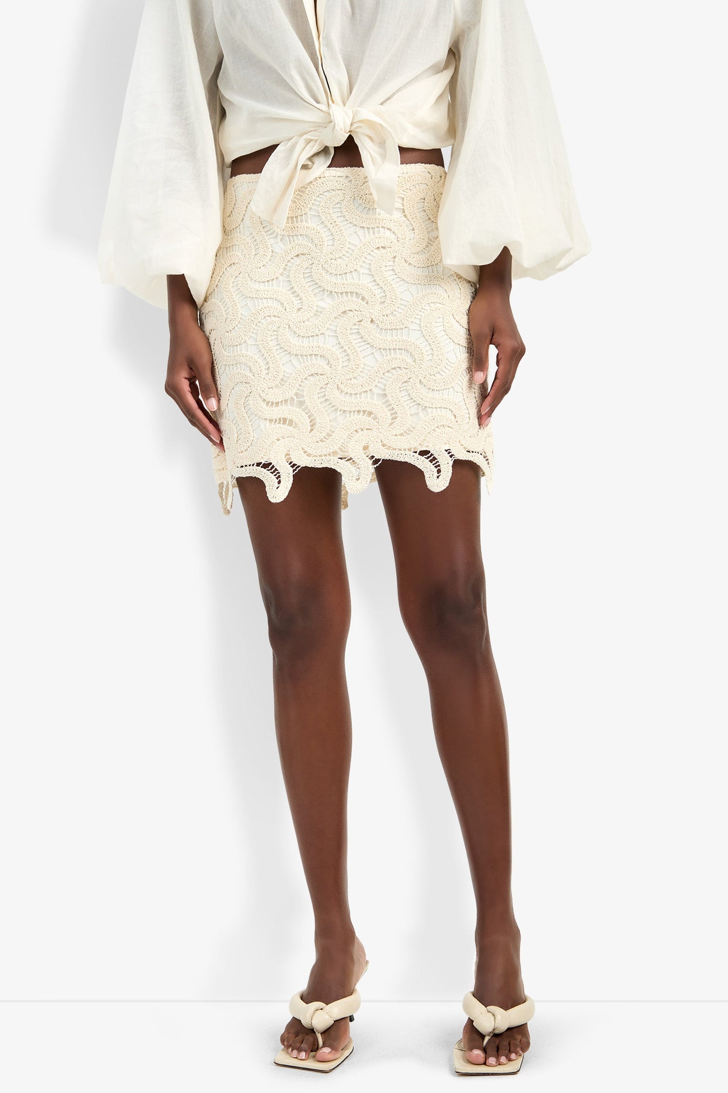 Trina Turk Rico Scallop Skirt
