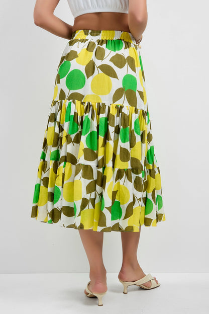 Trina Turk Marsay Drop Waist Midi Skirt