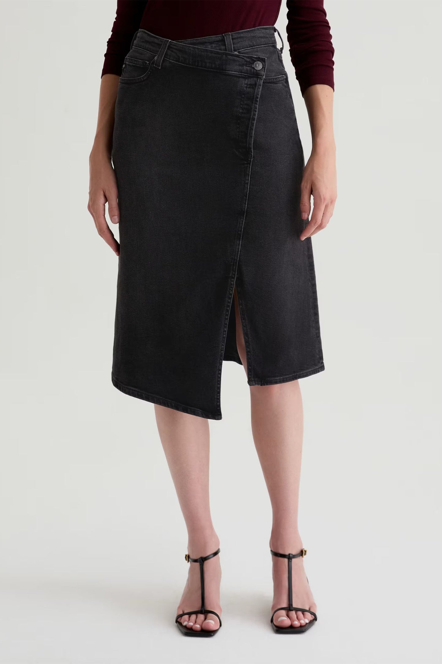 Trina Turk Bruna Wrap Midi Skirt