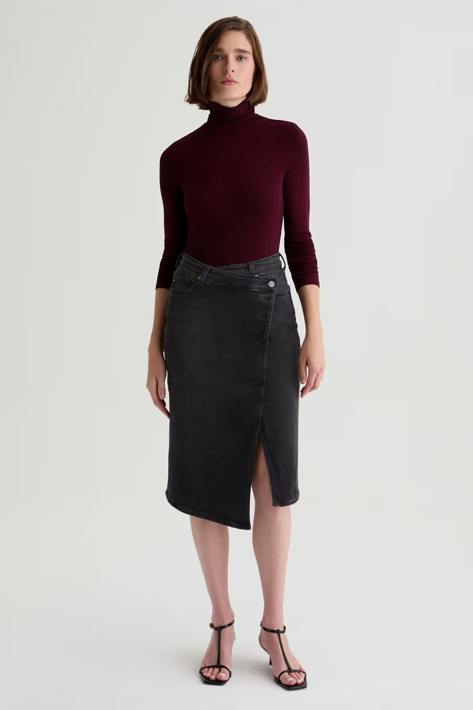 Trina Turk Bruna Wrap Midi Skirt
