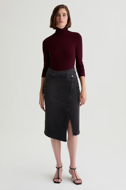 Trina Turk Bruna Wrap Midi Skirt