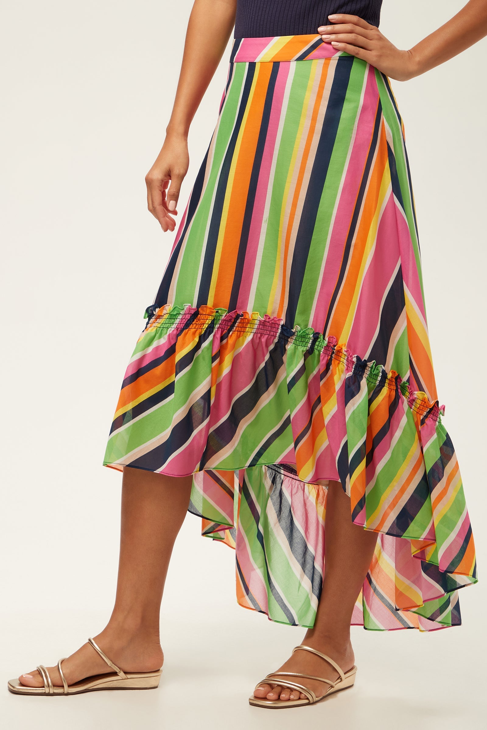 Trina Turk Rosamund High-Low Skirt