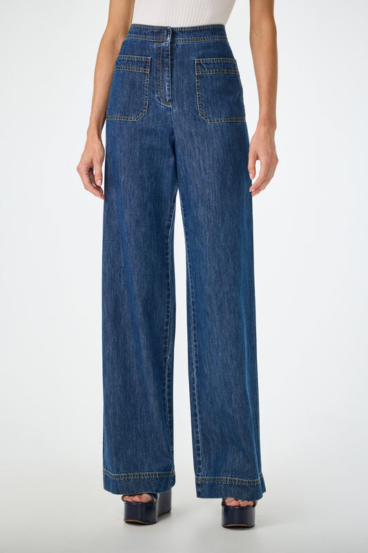 Trina Turk Ferrer Wide Leg Jean