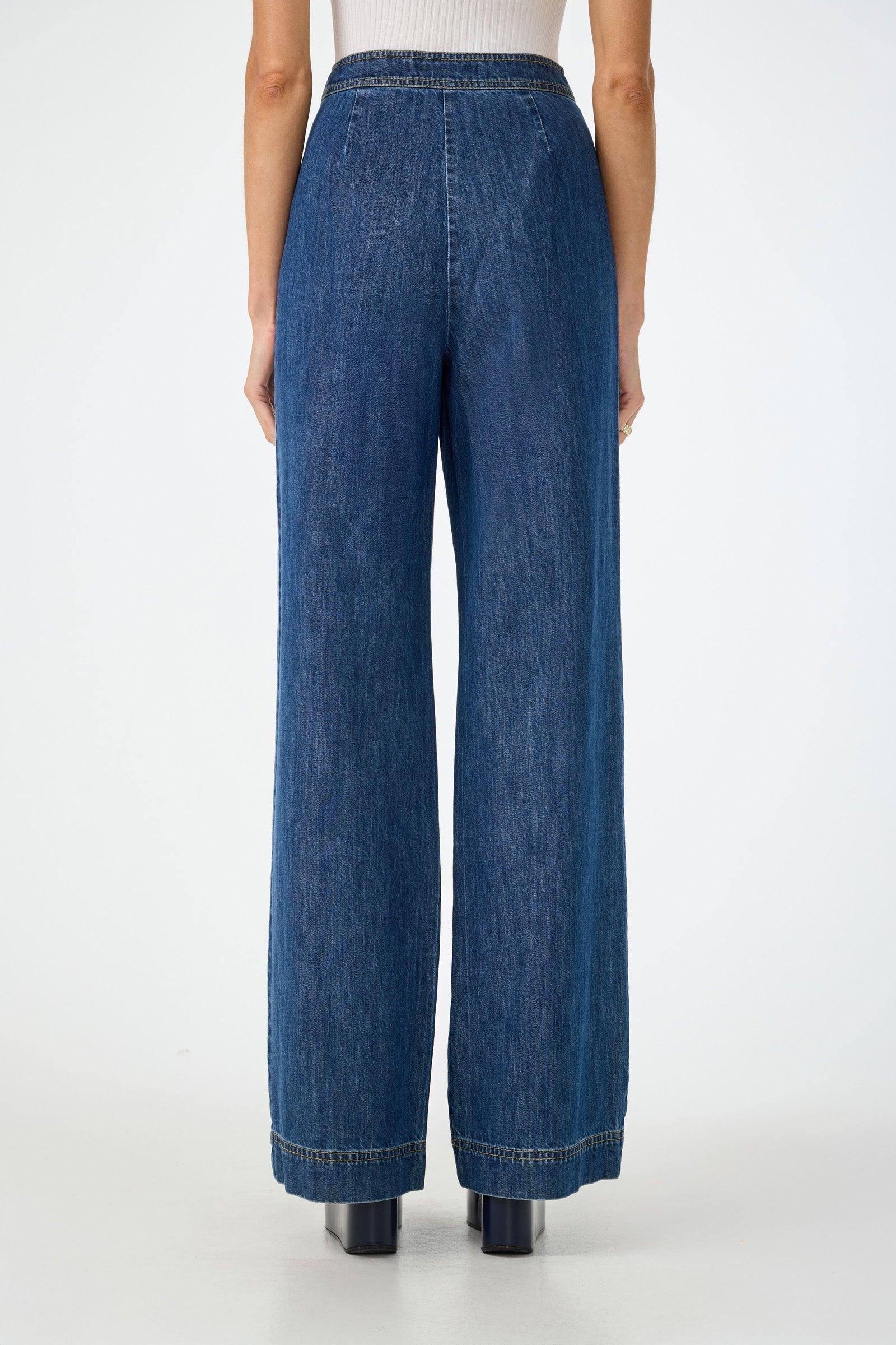 Trina Turk Ferrer Wide Leg Jean