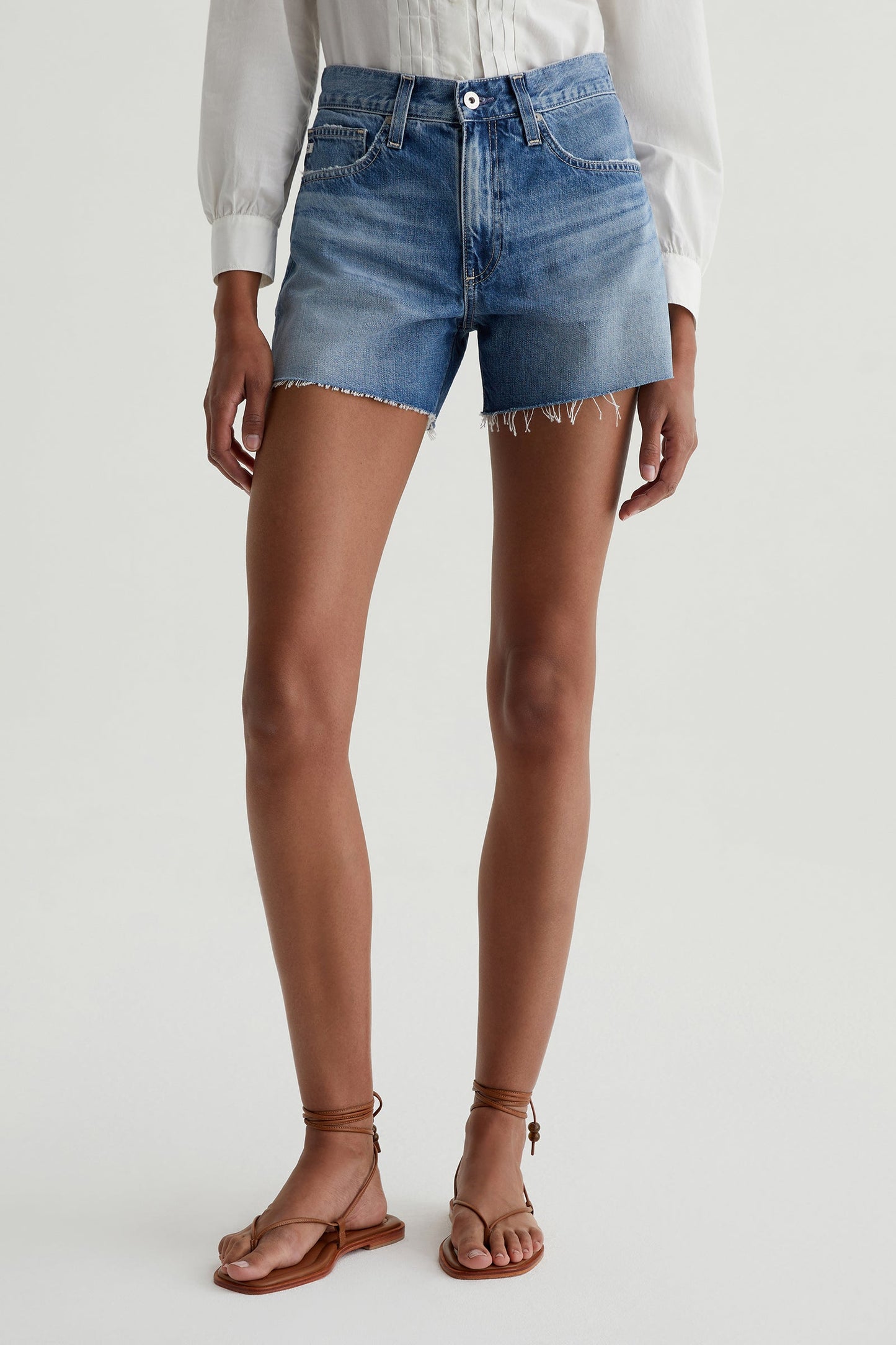 Trina Turk AG Halle Denim Short - Blue
