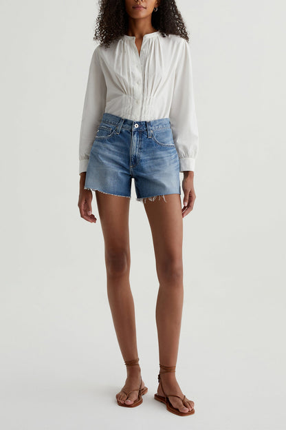 Trina Turk AG Halle Denim Short - Blue