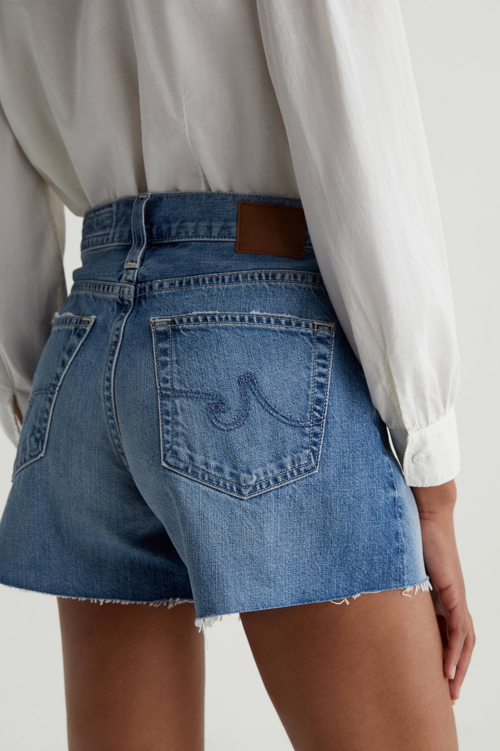 Trina Turk AG Halle Denim Short - Blue