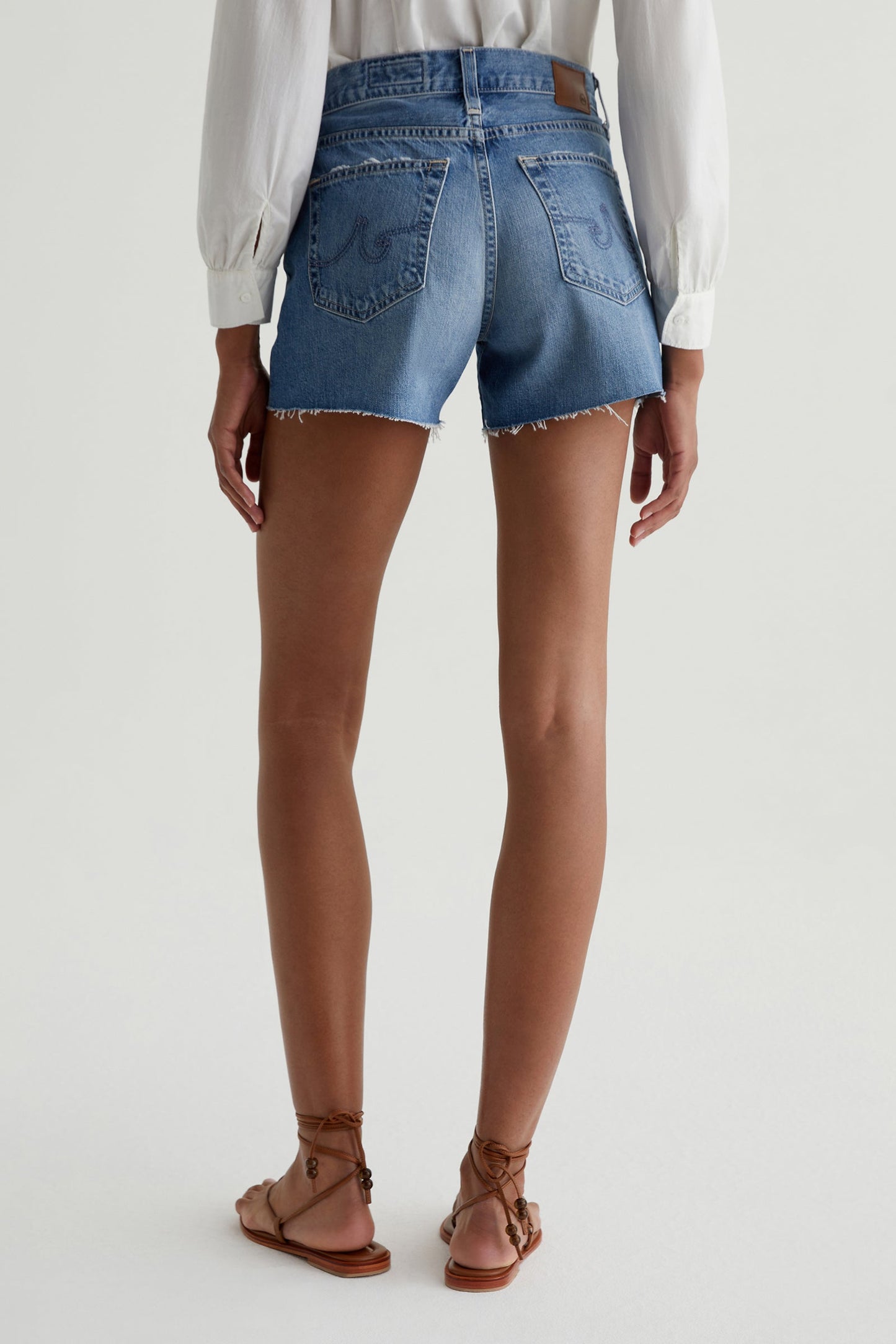 Trina Turk AG Halle Denim Short - Blue