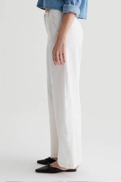 Trina Turk AG Caden Wide Leg Pant - Powder