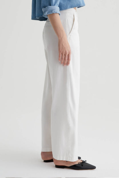 Trina Turk AG Caden Wide Leg Pant - Powder