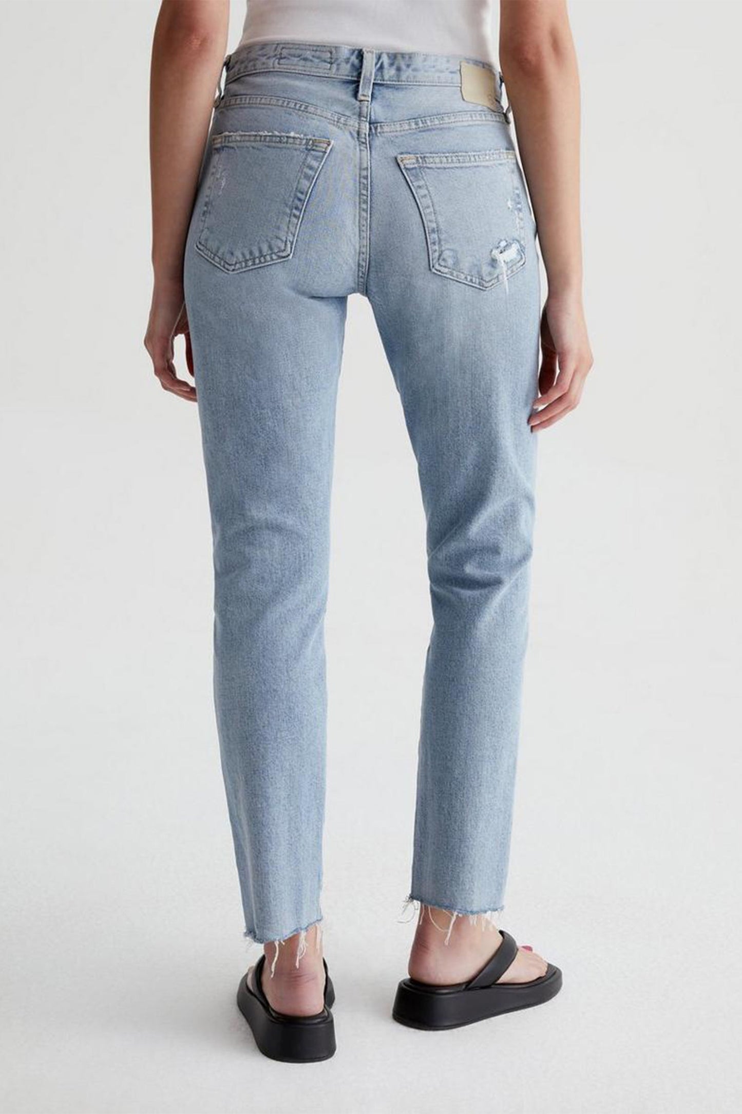 Trina Turk AG Women's Ex-Boyfriend Slim Slouchy Light Blue Jean